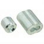 National Hardware N283-853 Garage Door Aluminum Ferrules/Stops, 1/8 In., 2-Pk. - Quantity 5